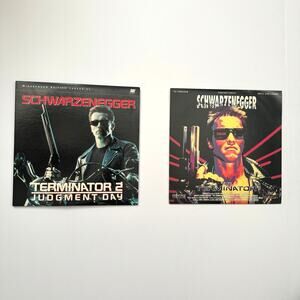 The Terminator LaserDisc Widescreen Terminator 2 Judgement Day Bundle